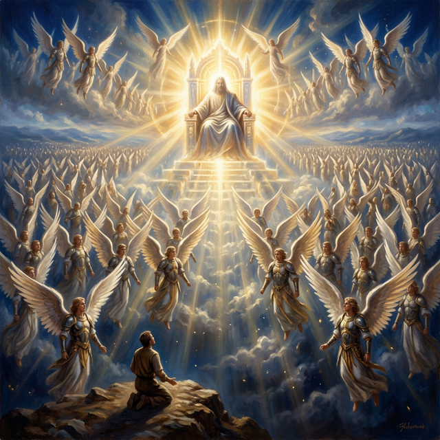 The LORD of Hosts enthroned — commander of armies