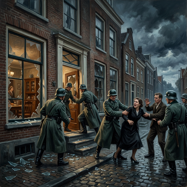 Gestapo raid on the ten Boom home in Haarlem